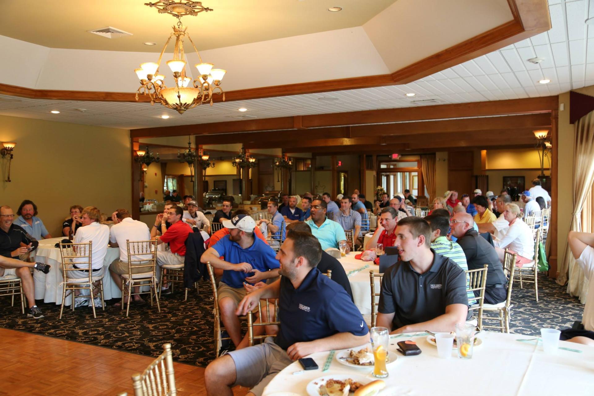 Awards luncheon in the clubhouse